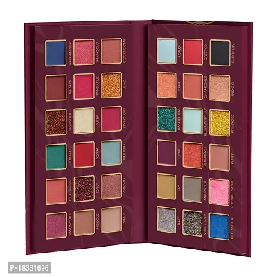 Classic Shringar Eyeshadow Palette | 36 Ultra Pigmented Colors Eyeshadow Palette | Long Wearing And Easily Blendable Eye Makeup Palette |36 Matte, Shimmer and Glitter Shades (54G)-thumb2