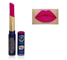 Colors Queen Non Transfer Long Lasting Matte Lipstick (Pink My Way) With Lip Balm-thumb1