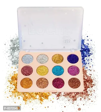 Beauty Berry Focus Your Attitude Glitter Collection Eyeshadow Palette (002)-thumb0