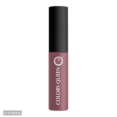 Colors Queen Mellow Matte Lip Cream, Long Wear Liquid Matte Lipstick, Velvety Soft Finish, Weightless Formula, Long Lasting Lipstick, Matte Liquid Lipstick for Women (13 - Mauve Party)-thumb5