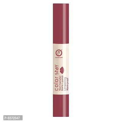 Colors Queen (NEW) Colors Stay Non Transfer Matte Lipstick (Nudit)-thumb4