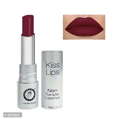 Colors Queen Kiss Lips Non Transfer Lipstick (Wild Wine)