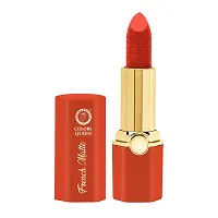 Colors Queen Non transfer French Matte Waterproof Matte Lipsticks (Orange)-thumb2