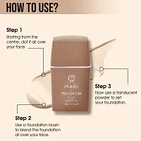 Colors Queen Oil Control Oil Free Primer + Foundation That Gives Natural and Brightening skin Waterproof foundation Long Lasting, Provides Non Sticky and Matte Finish Liquid Foundation For Oily Skin (Light Beige)-thumb2