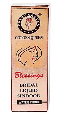 Colors Queen Blessings Bridal Water Proof Liquid Sindoor (Red) combo2-thumb1