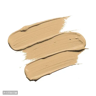 Colors Queen Oil Control Base Foundation Combination of Primer, Concealer and Moisturizer, Skin Brightening Liquid Foundation Water Resistant with Dewy Finish Foundation for Face Makeup (Natural Almonds, 30ml)-thumb2