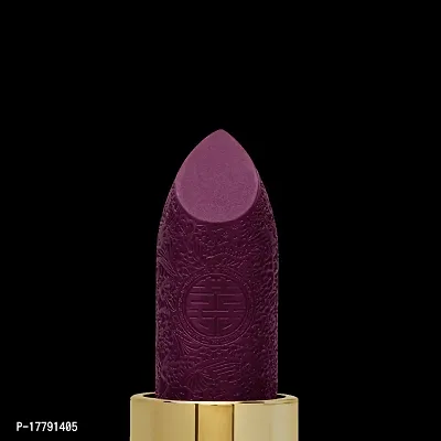 Colors Queen French Matte Waterproof Lipstick Enriched with Moisture, Single Stroke Application Non Sticky and Non Drying Creamy Matte Lipstick for Women (Wine 3 Gram)-thumb5