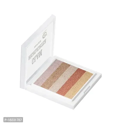 Classic Glam Highlighter For Face Makeup | Highlighter Makeup | Multi-Color Highlighter Palette - (03) 12G-thumb2