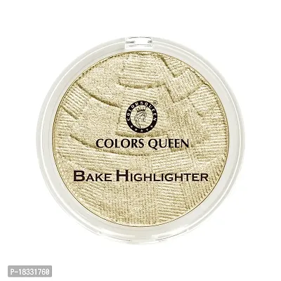 Classic Too Much Baked Shimmer Blusher And Highlighter For Face Makeup | Highly-Pigmented Powder Highlighter | Easy-To-Blend Formula, For A Silky And Shimmery Effect (Molten Gold)-thumb4