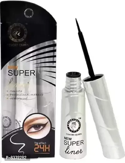 COLORS QUEEN New Super Smooth Professional Eye liner 6 g (Jet Black)-thumb0