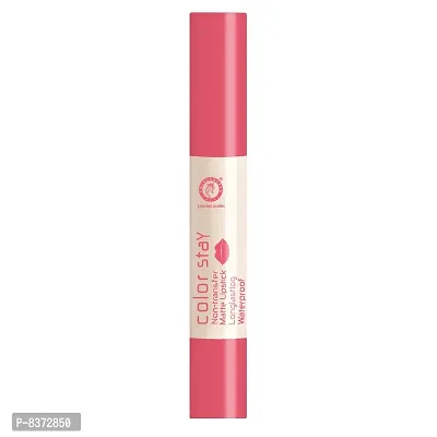 Colors Queen (NEW) Colors Stay Non Transfer Matte Lipstick (Baby Pink)-thumb4