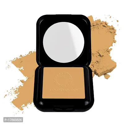 Colors Queen Fit for U Matte Compact Powder with SPF | 2 in 1 Oil Free Compact, UV Protection