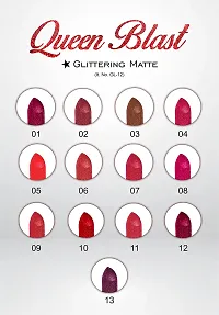 Colors Queen Glittering Matte Lipsticks (Orange) `-thumb3