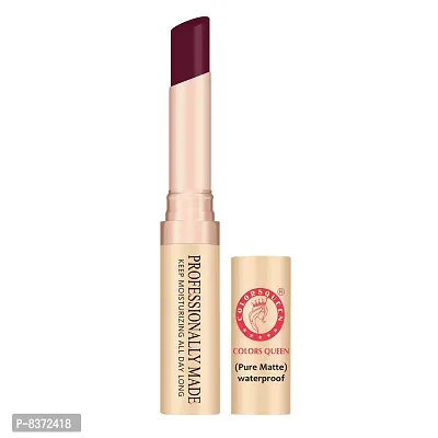 Colors Queen Beauty Lips Pure Matte Lipstick ( Maroon, 4g)-thumb3