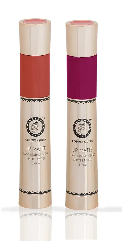 Colors Queen Long Lasting Matte Lipstick Pack OF 2