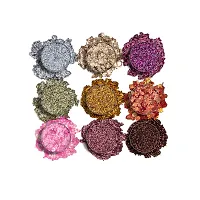 Classic Glitter Eyeshadow Palette, 9 Glitter Eyeshades| Shimmery Finish, Blendable Eyeshadow, Finely Pressed and Pigmented Glitter Shades-thumb1