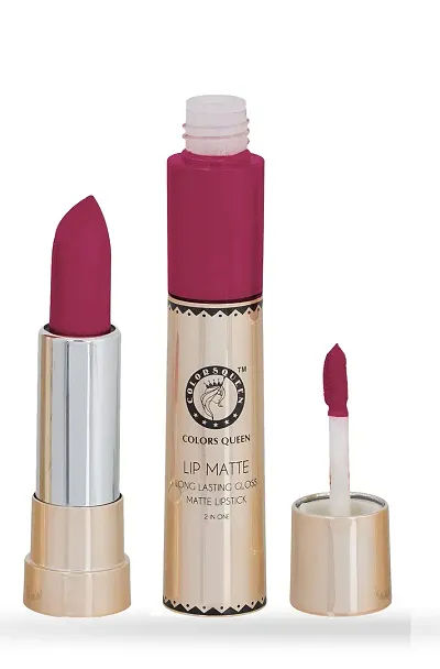 Colors Queen Log Lasting Matte Lipstick With Lip Balm