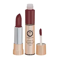 Colors Queen 2 in 1 Matte Lipstick Lip Matte Long Lasting Gloss, Waterproof, Non Transferable Onion (8 Gram)-thumb2