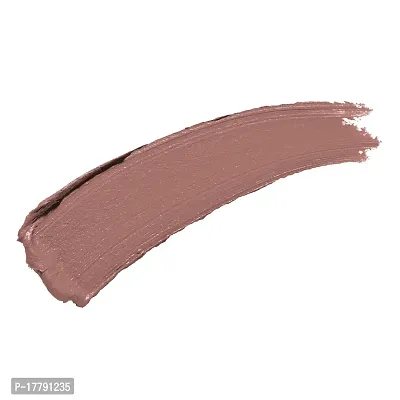 Colors Queen Cregrave;me Touch Non Transfer Lipstick Waterproof Lipstick Long Lasting stays up to 18 hrs Matet Finish Smudge Proof Non Sticky and Non Drying Liquid Lipstick for Women (Sand Nude)-thumb2