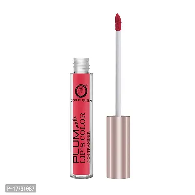 Colors Queen Plum Matte Non Transfer, Water Proof, Liquid Lipstick (Revolutionary Pink) 7 ml-thumb3