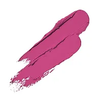 Colors Queen Beauty Lips Velvet Finish Matte Lipstick Highly Pigmented with Smooth Application Long Lasting Lipstick Waterproof Smudge Proof Lipstick for Women (Purple)-thumb1