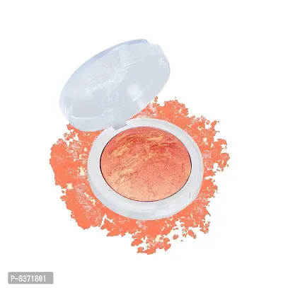 Colors Queen Terracotta Shimmer Blusher Contour (Ebony Peach, 6g)