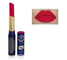 Colors Queen Non Transfer Long Lasting Matte Lipstick (Rouge) With Lip Balm-thumb1