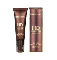 BEAUTY BERRY HIGH DEFINITION WATER PROOF FFOUNDATION OIL FREE BASE FOUNDATION WITH PRIMER (NUDE BEIGE)-thumb2