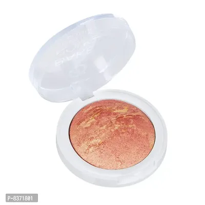 Colors Queen Terracotta Shimmer Blusher Contour (Ebony Peach, 6g)-thumb2