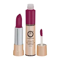 Colors Queen 2 in 1 Matte Lipstick Lip Matte Long Lasting Gloss, Waterproof, Non Transferable Sharbati Pink (8 Gram)-thumb2