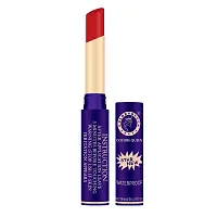 Colors Queen Star New No Transfer Waterproof Lipsticks, Matte Finish, 6 ml - Sexy Red-thumb2