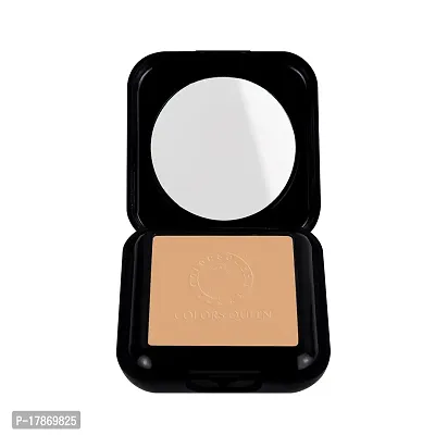 Colors Queen Fit for U Matte Compact Powder with SPF,  Face Compact for Women (Amber, 18g)-thumb3