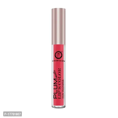 Colors Queen Plum Matte Non Transfer, Water Proof, Liquid Lipstick (Revolutionary Pink) 7 ml-thumb4