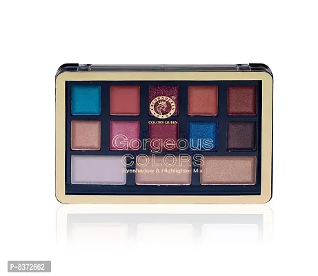 Colors Queen Gorgeous 13 Colors Eyeshadow Palette For Professional Make Up (002)-thumb3