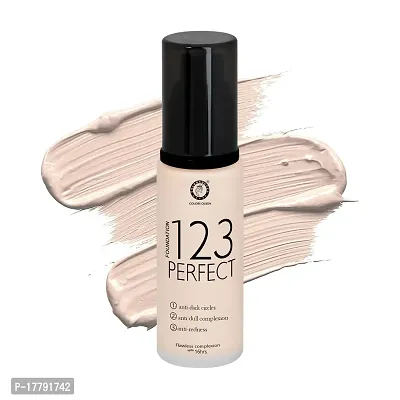 Colors Queen 123 Perfect Foundation (Peach Bisque)