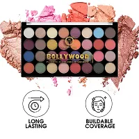 Classic 32 Colours Highly Pigmented Eyeshadow Palette | Waterproof, Easily Blendable With Flawless Finish (Bollywood)-thumb2