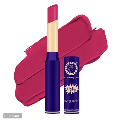 Colors Queen Non-Transfer Matte Lipstick 18Hrs Stay (Pink)-thumb0