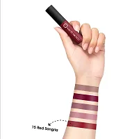 Colors Queen Mellow Matte Lip Cream, Long Wear Liquid Matte Lipstick, Velvety Soft Finish, Weightless Formula, Long Lasting Lipstick, Matte Liquid Lipstick for Women (15 - Red Sangriya)-thumb2