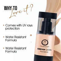 Colors Queen Dream Satin Oil Free Water Proof Foundation (Honey Beige)-thumb2