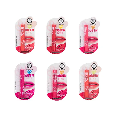 Colors queen Queen Lips lip Balm (Pack Of Six)