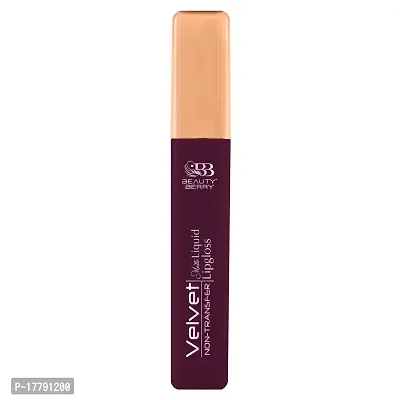 Beauty Berry Velvet Non Transfer Liquid Lipstick for Women (Purple Reign)-thumb4