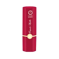 Colors Queen French Matte Waterproof Lipstick Enriched with Moisture, Single Stroke Application Non Sticky and Non Drying Creamy Matte Lipstick for Women (Rich Red, 3Gram)-thumb3