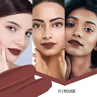 Colors Queen Kiss Proof Non Transfer Matte Lipsticks (Brown)-thumb2