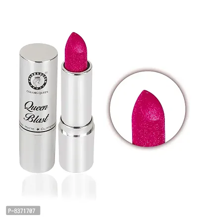 Colors Queen Glittering Matte Lipsticks (Magenta)-thumb0