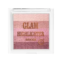 Classic Glam Highlighter For Face Makeup | Highly Pigmented Powder Highlighter Makeup | Multi Color Face Highlighter Palette - Shade- 8, 12G-thumb2