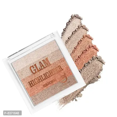 Colors Queen Professional Make-up Shimmer Glam Highlighter Brick