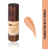 BEAUTY BERRY BASE FOUDNATION WITH PRIMER OIL FREE  WATER PROOF (BEIGE)-thumb1