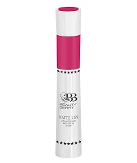 Beauty Berry Matte Lips 2 IN 1 Long Lasting Gloss Matte Lipstick (Honey Pink)-thumb1