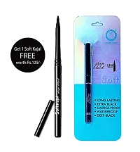 Colors Queen Non Transfer Matte Lipstick (Mroon) with soft Kajal-thumb3