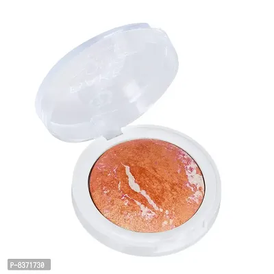 Colors Queen Terracotta Shimmer Blusher Contour (Golden Peach, 6g)